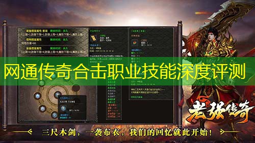 网通传奇合击职业技能深度评测