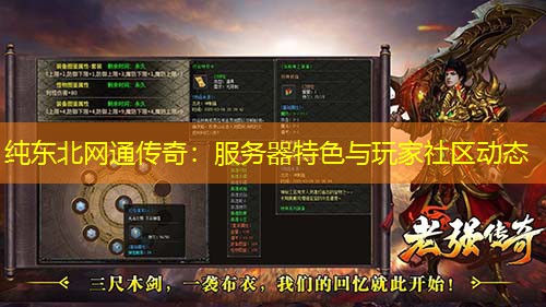 纯东北网通传奇：服务器特色与玩家社区动态