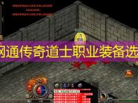 纯网通传奇道士职业装备选择